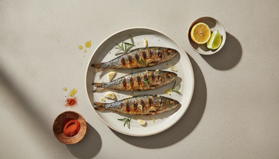 Grilled Portuguese Sardines