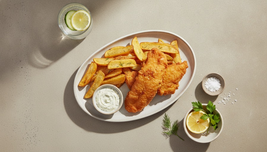 Crispy Fish and Chips