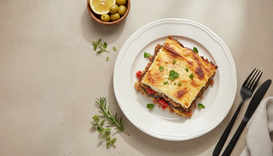 Moussaka with Lamb