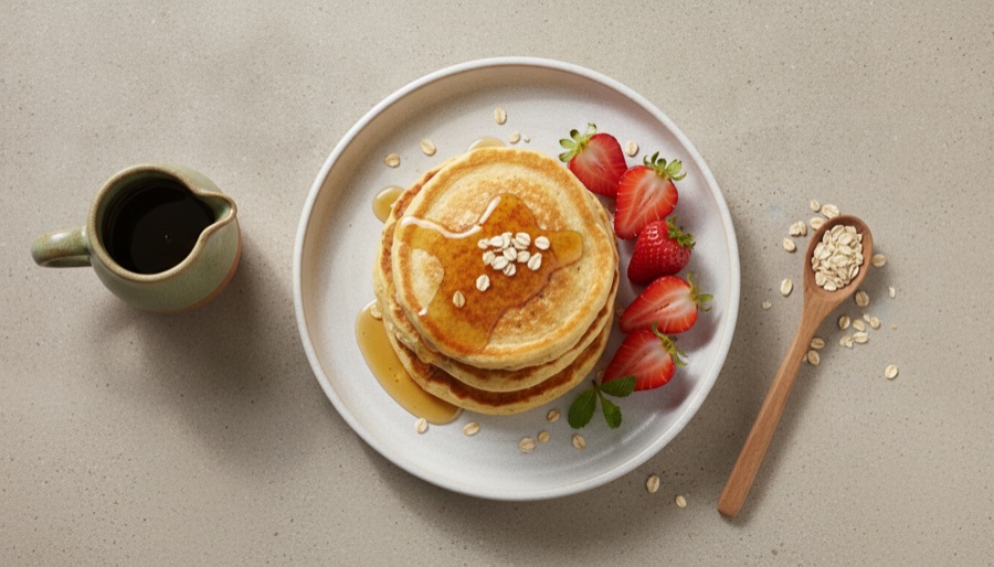 Venezuelan Oatmeal Pancakes