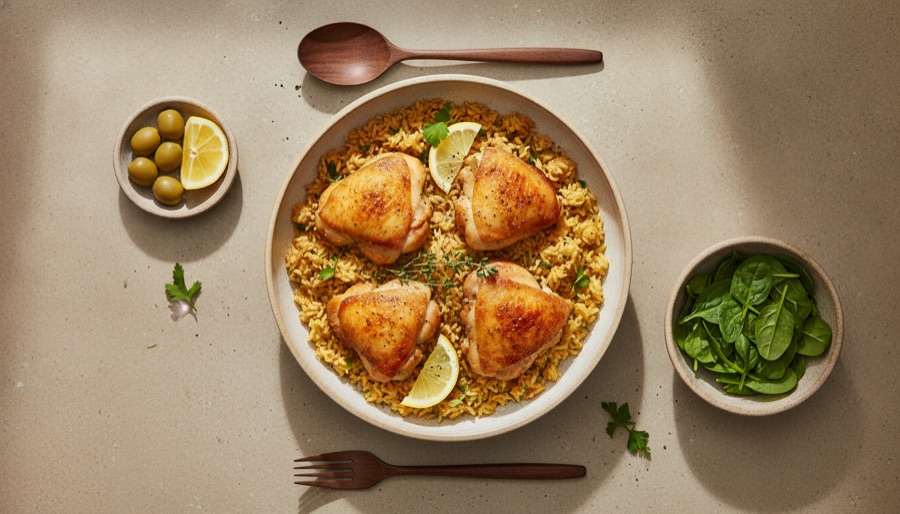 One-Pot Chicken and Rice