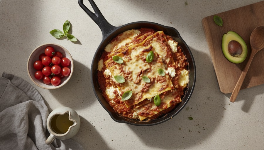 One-Skillet Lasagna