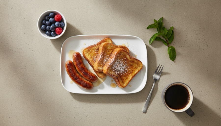 French Toast and Sausage