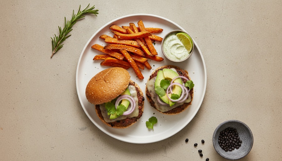 Turkey and Black Bean Burgers