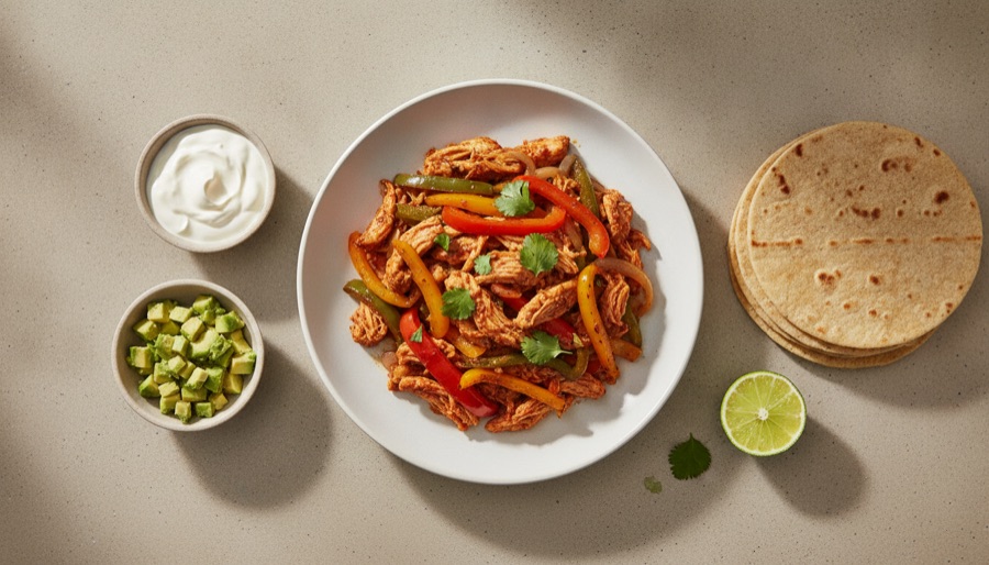Slow Cooker Chicken Fajitas