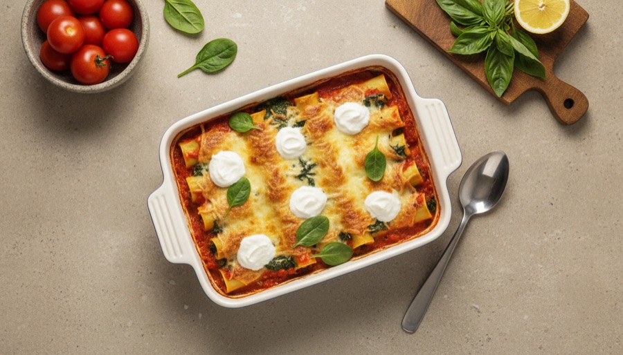 Spinach & Ricotta Cannelloni