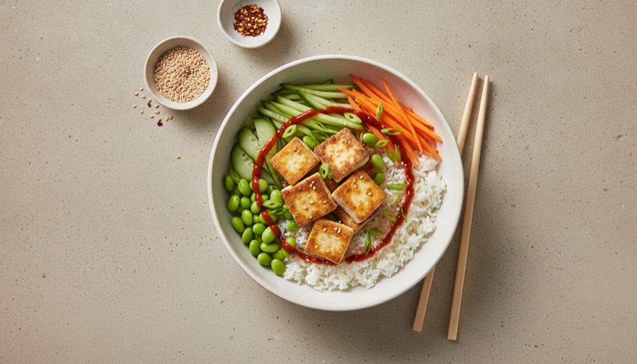 Korean Tofu Bowl
