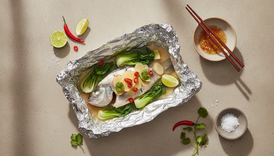Thai-Style Steamed Fish