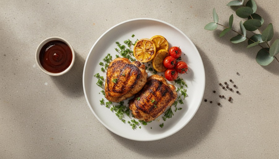 Spiced Smoky Barbecued Chicken
