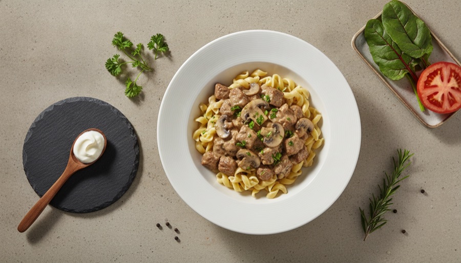 Beef Stroganoff