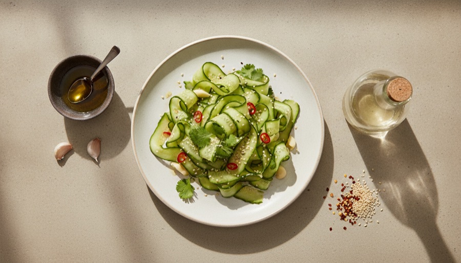 Sesame Cucumber Salad