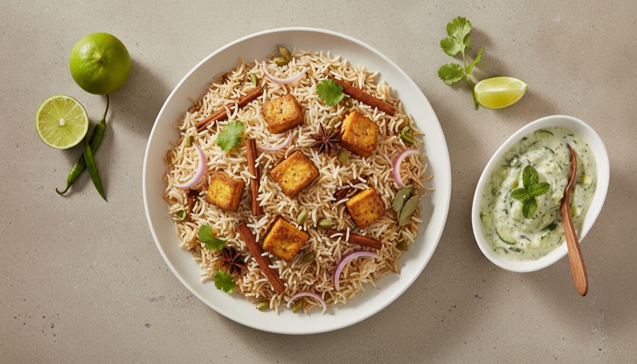 Tofu Biryani