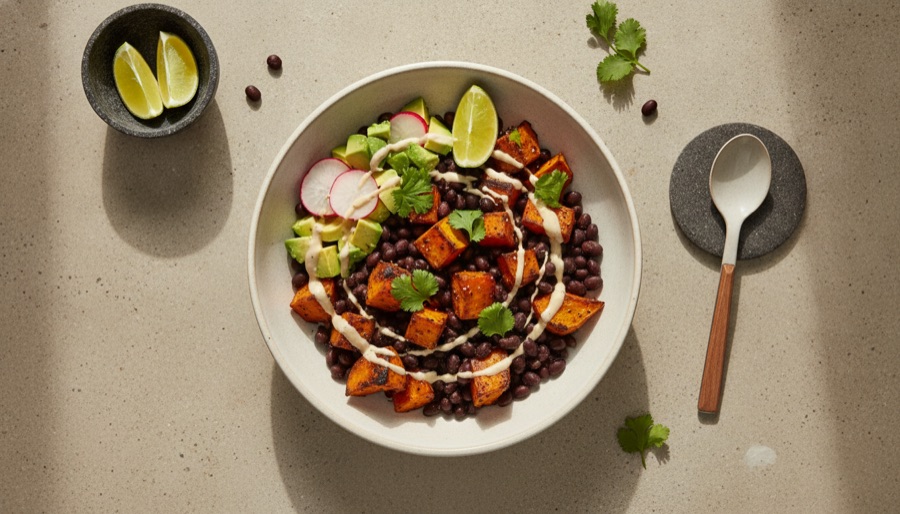 Sweet Potato and Black Bean Bowl