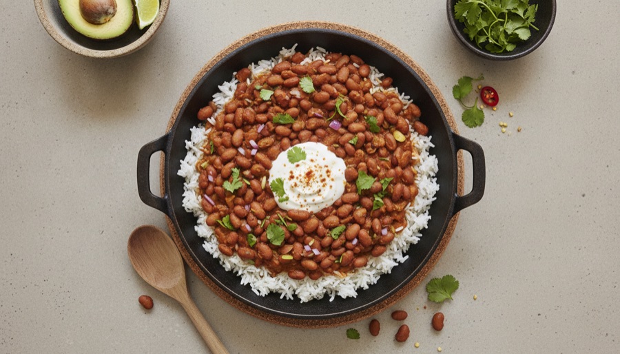 Pinto Bean and Rice Skillet