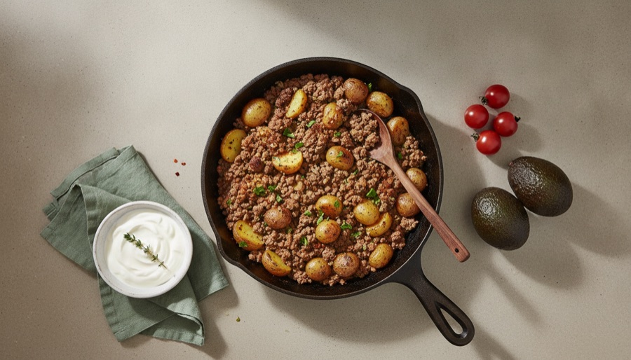 Beef and Potato Skillet