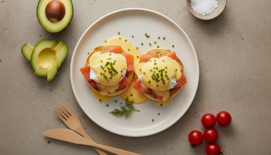 Salmon Eggs Benedict