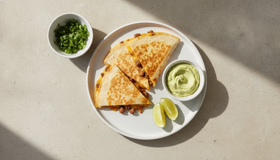 Ground Beef Quesadillas