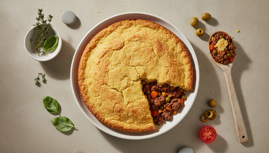 Shepherd's Pie with Cornbread Topping