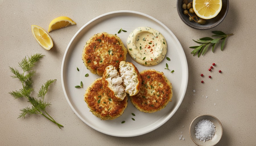 Crab Cakes with Remoulade Sauce
