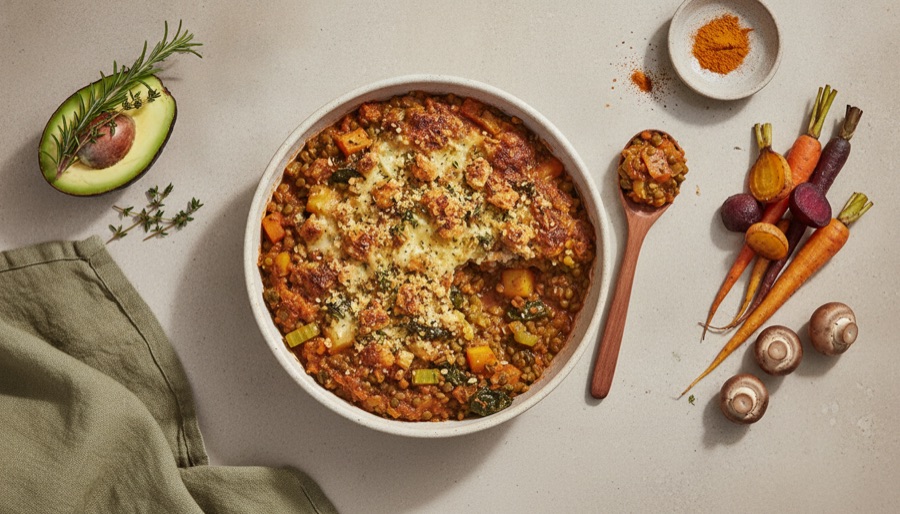 Hearty Vegetarian Casserole