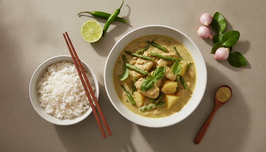 Thai Green Curry with Chicken