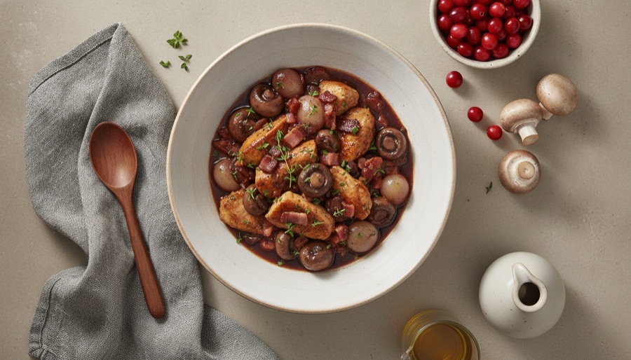 Turkey Coq au Vin