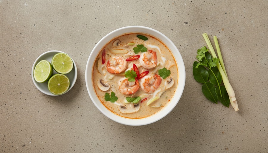 Tom Yum Soup with Shrimp