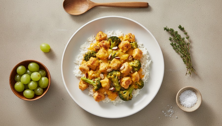 Broccoli Cheddar Chicken and Rice