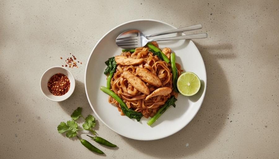 Pad See Ew with Chicken