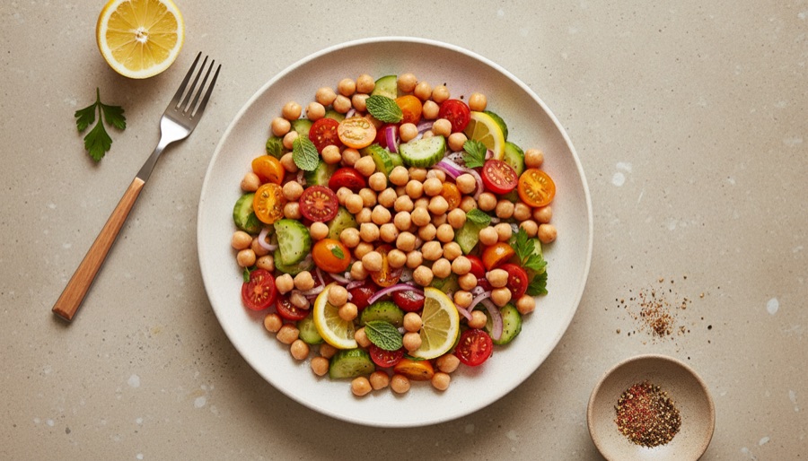 Mediterranean Chickpea Salad