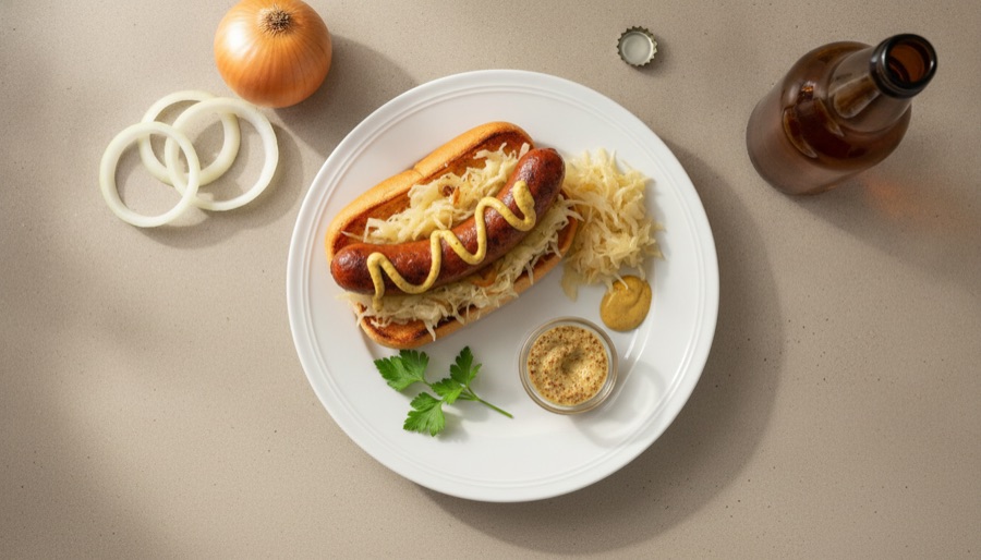 Wisconsin Beer Brat Plate
