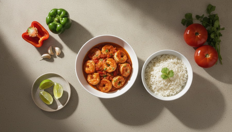 Camarones Enchilados
