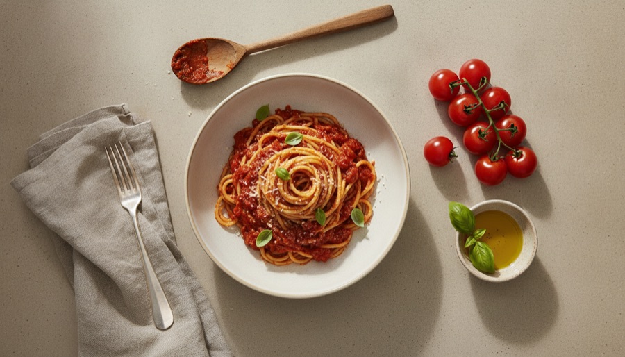 Spaghetti with Marinara Sauce