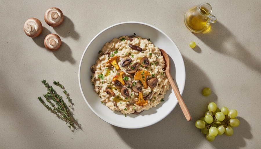 Risotto with Mushrooms
