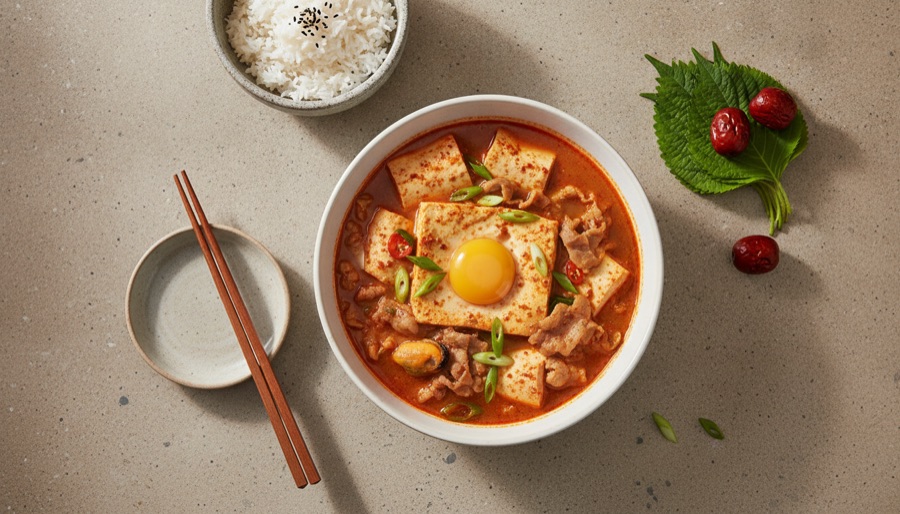 Soondubu Jjigae (Soft Tofu Stew)