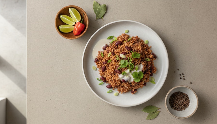 Jamaican Instant Pot Rice and Beans