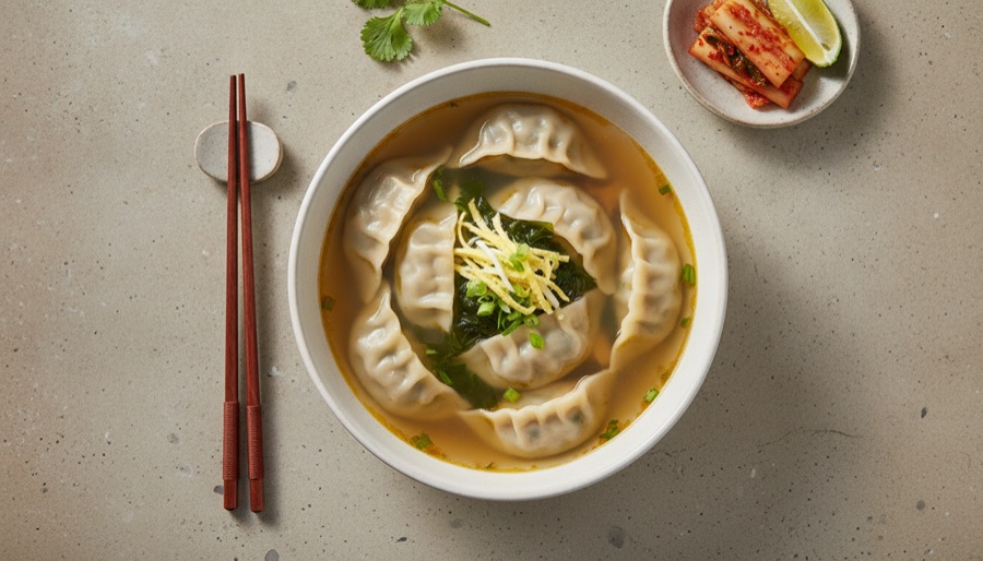 Korean Dumpling Soup (Mandu-guk)