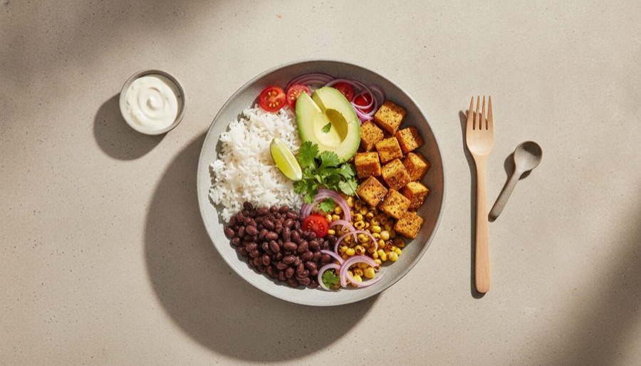 Tofu Burrito Bowl