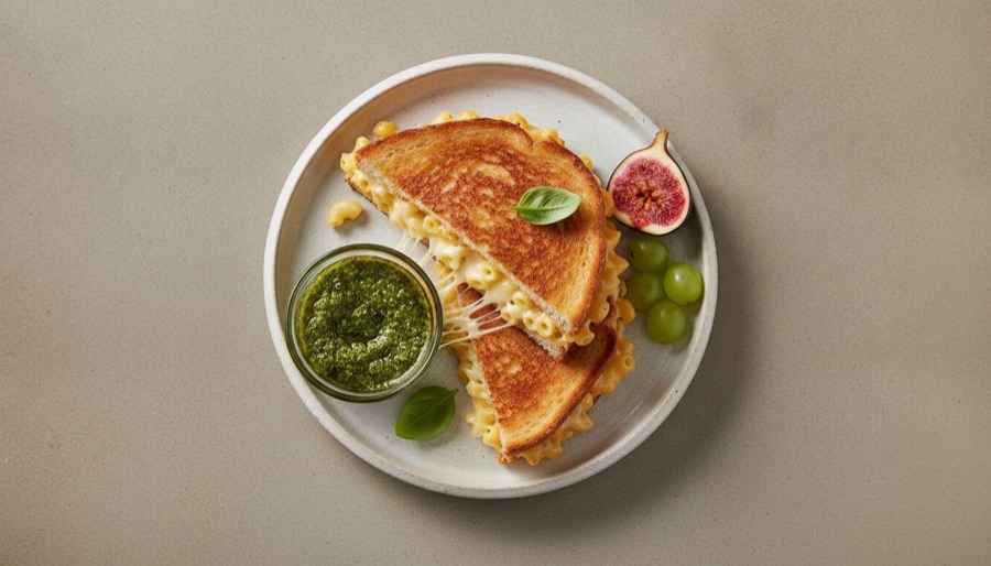 Grilled Mac and Cheese Sandwich