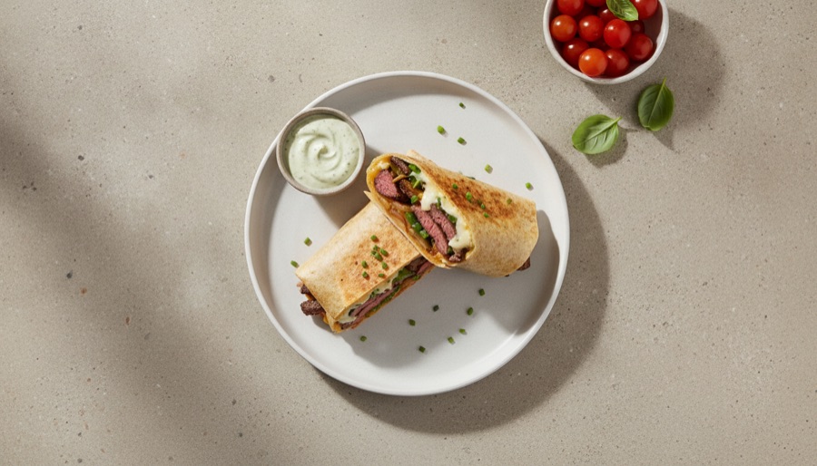 Philly Cheesesteak Wrap