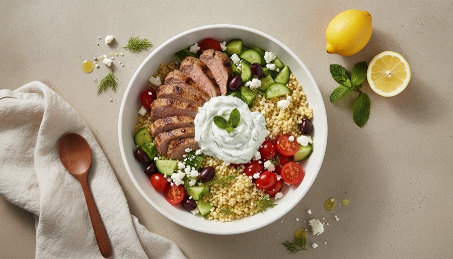 Greek Lamb Bowl