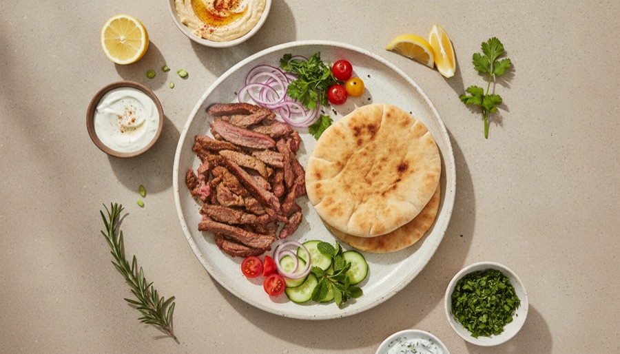 Shawarma Chuck Roast Wrap