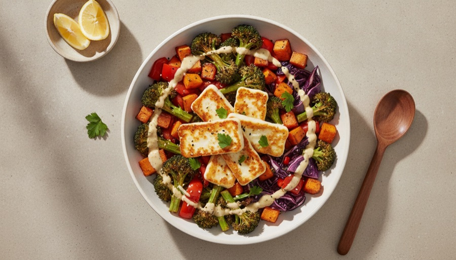 Halloumi Harvest Bowl