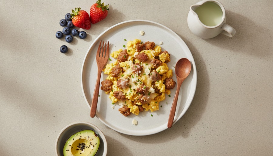 Sausage and Egg Scramble