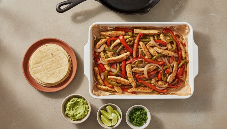 Sheet-Pan Chicken Fajitas