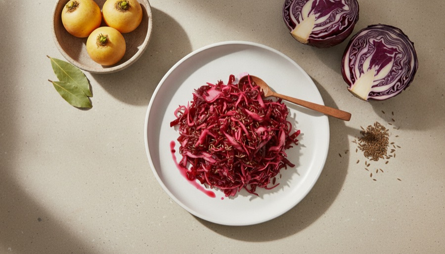 Beet & Red Cabbage Sauerkraut