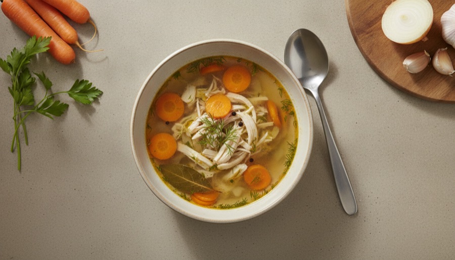 Rosol (Polish Chicken Soup)