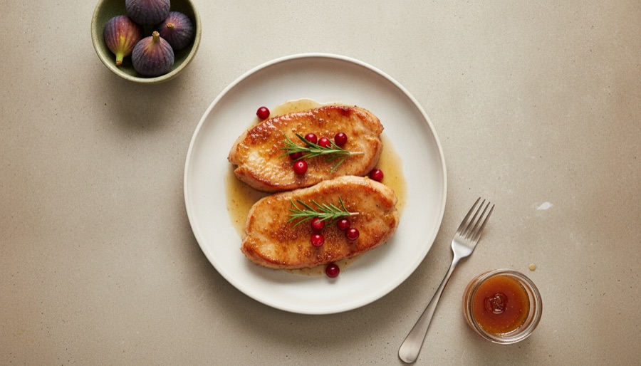 Ham Steaks with Brown Sugar Glaze