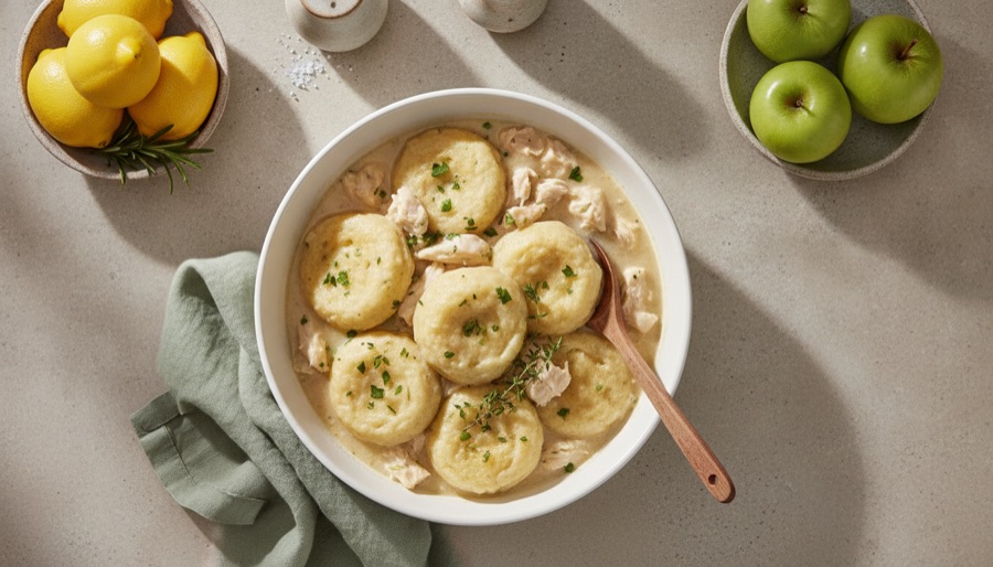 Slow Cooker Chicken and Dumplings