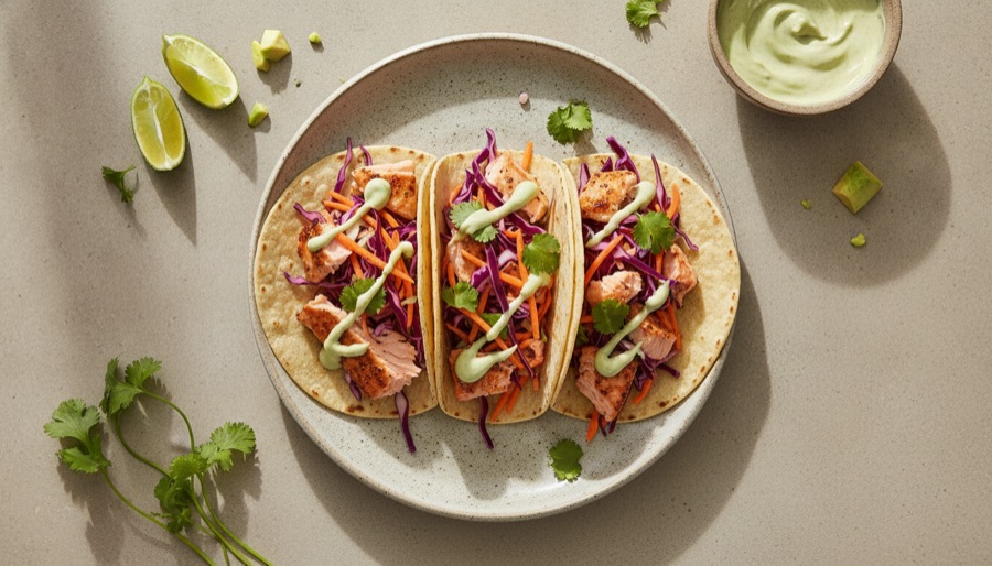 Salmon Tacos